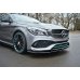 Накладка сплиттер на передний бампер на Mercedes CLA C117 AMG-Line рестайл